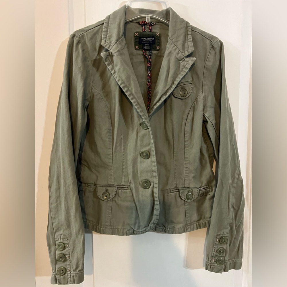 American Eagle Light Green Jacket - image 1